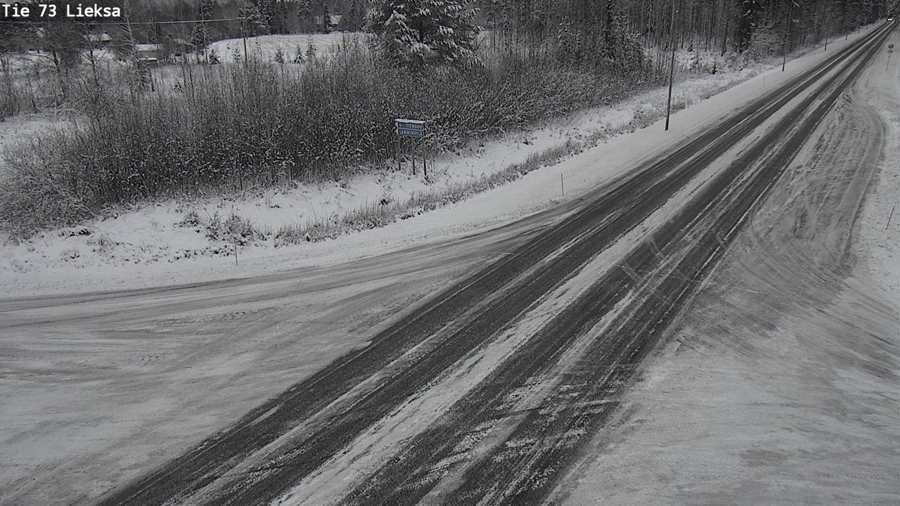 Weather Camera Image Väg 73 Lieksa, Lieksa, Pohjois-Karjala