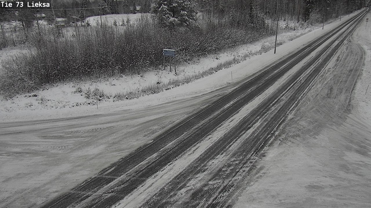 Weather Camera Image Väg 73 Lieksa, Lieksa, Pohjois-Karjala