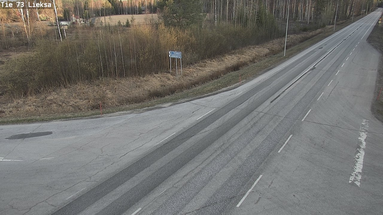 Weather Camera Image Väg 73 Lieksa, Lieksa, Pohjois-Karjala