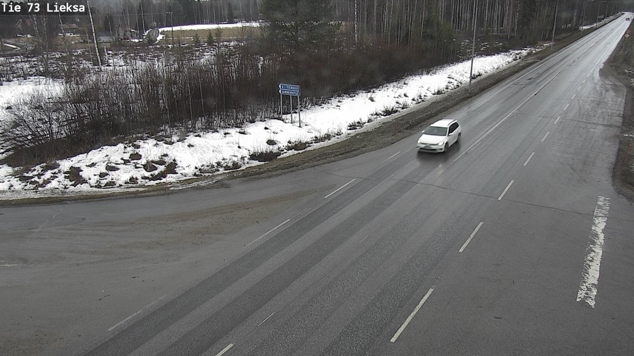 Weather Camera Image Väg 73 Lieksa, Lieksa, Pohjois-Karjala