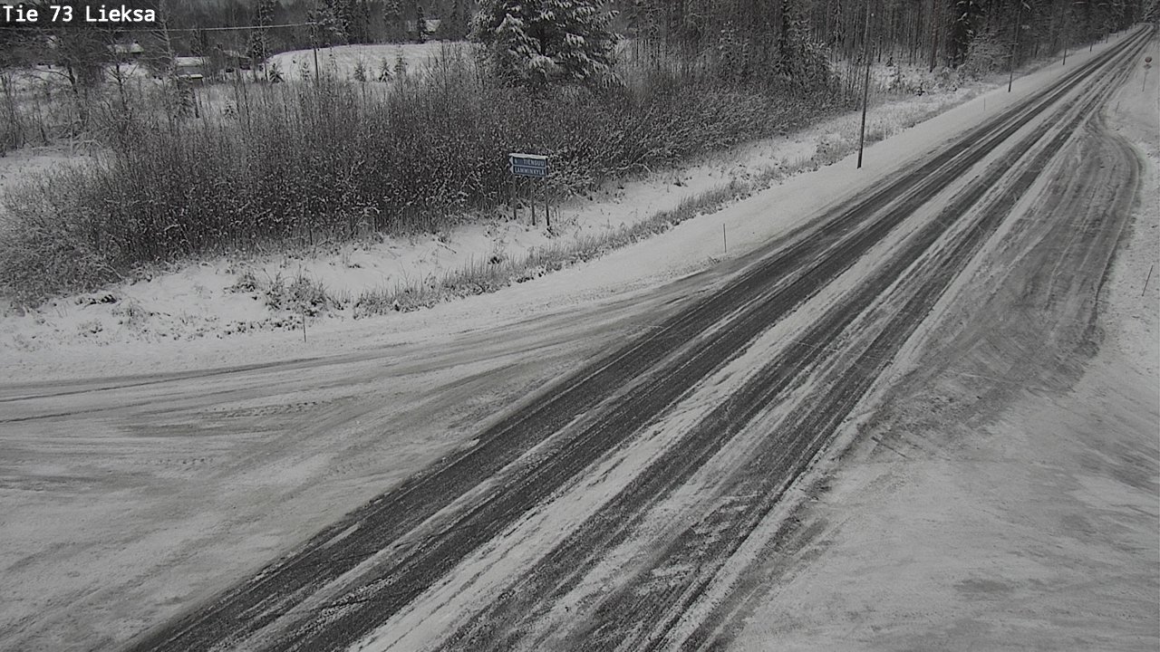 Weather Camera Image Väg 73 Lieksa, Lieksa, Pohjois-Karjala