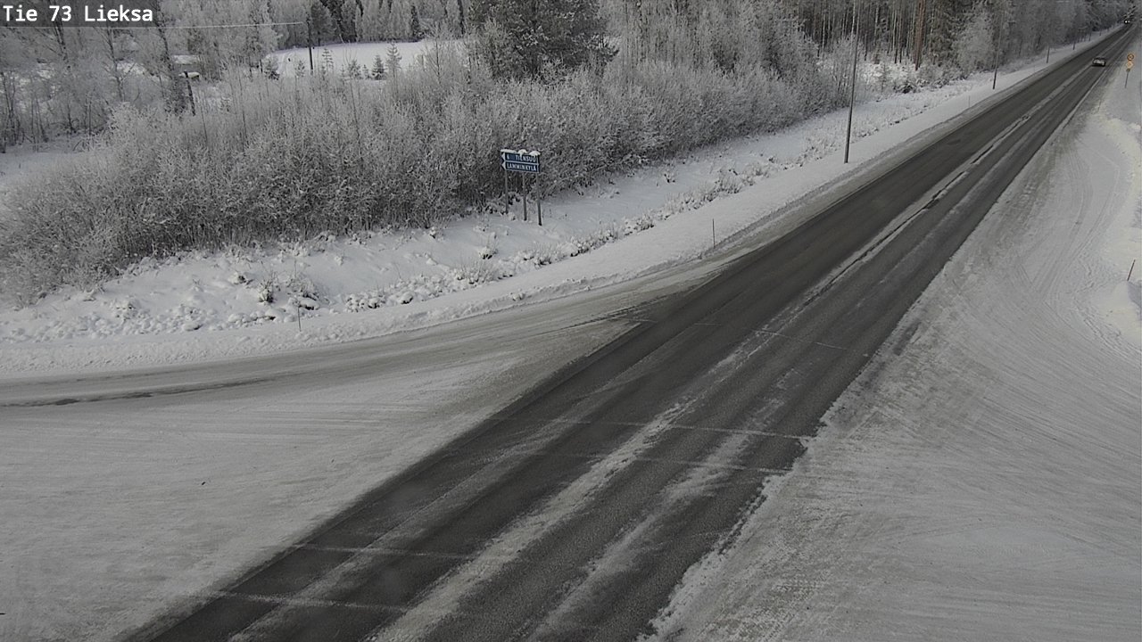 Weather Camera Image Väg 73 Lieksa, Lieksa, Pohjois-Karjala