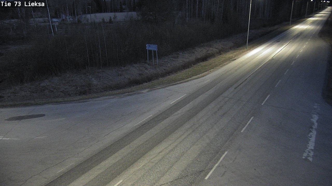 Weather Camera Image Väg 73 Lieksa, Lieksa, Pohjois-Karjala