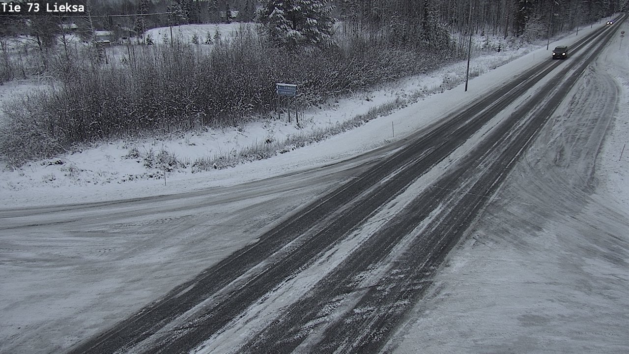 Weather Camera Image Väg 73 Lieksa, Lieksa, Pohjois-Karjala