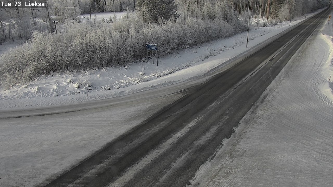 Weather Camera Image Väg 73 Lieksa, Lieksa, Pohjois-Karjala