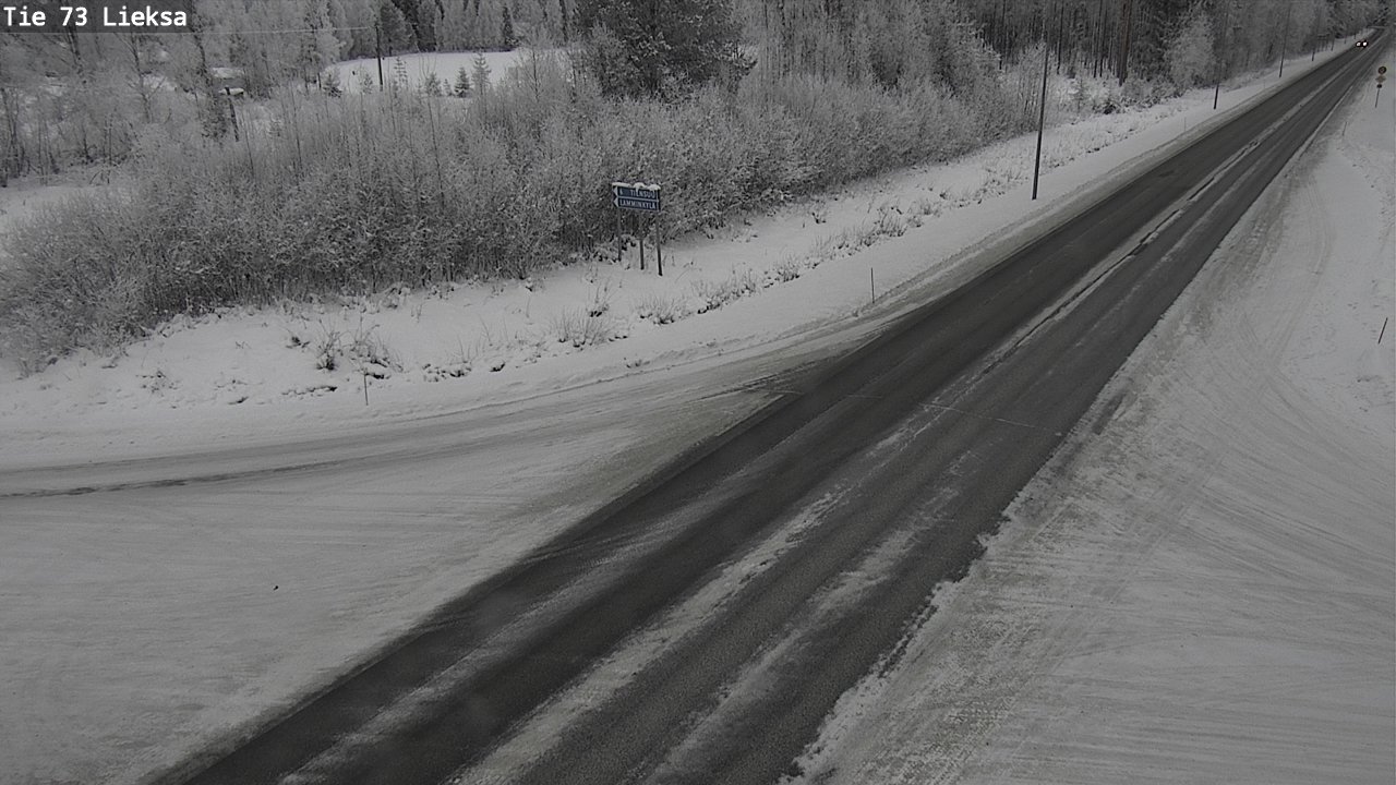 Weather Camera Image Väg 73 Lieksa, Lieksa, Pohjois-Karjala