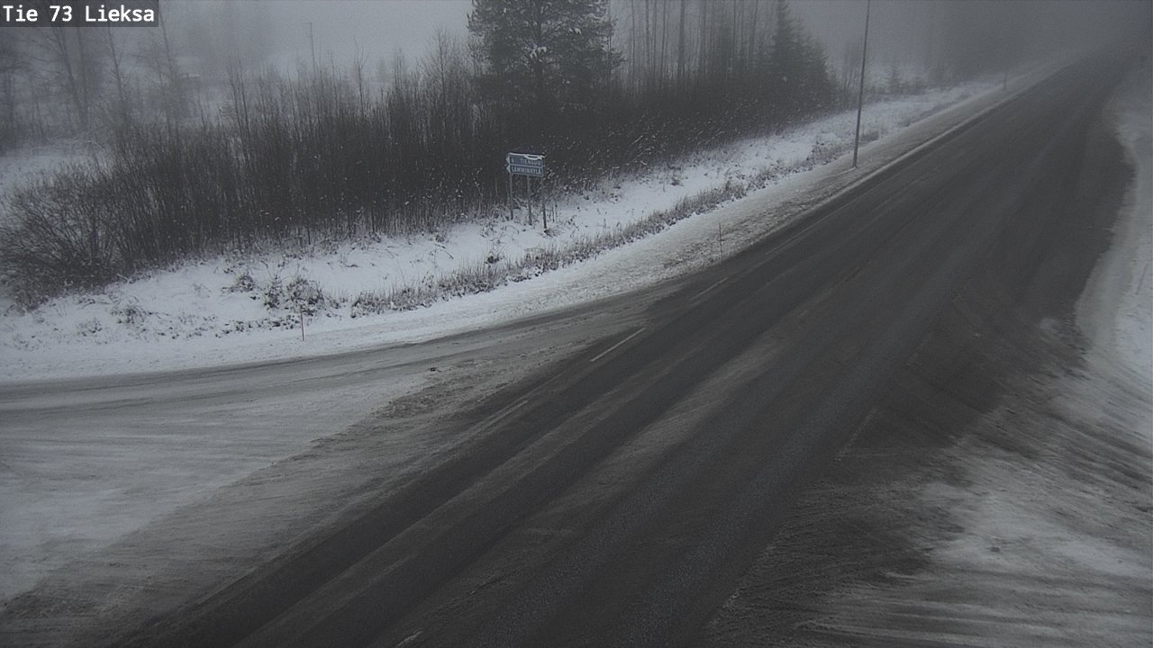 Weather Camera Image Väg 73 Lieksa, Lieksa, Pohjois-Karjala
