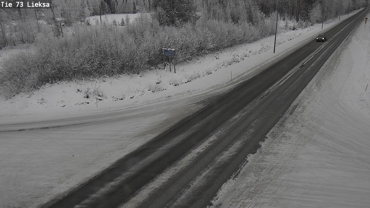 Weather Camera Image Väg 73 Lieksa, Lieksa, Pohjois-Karjala