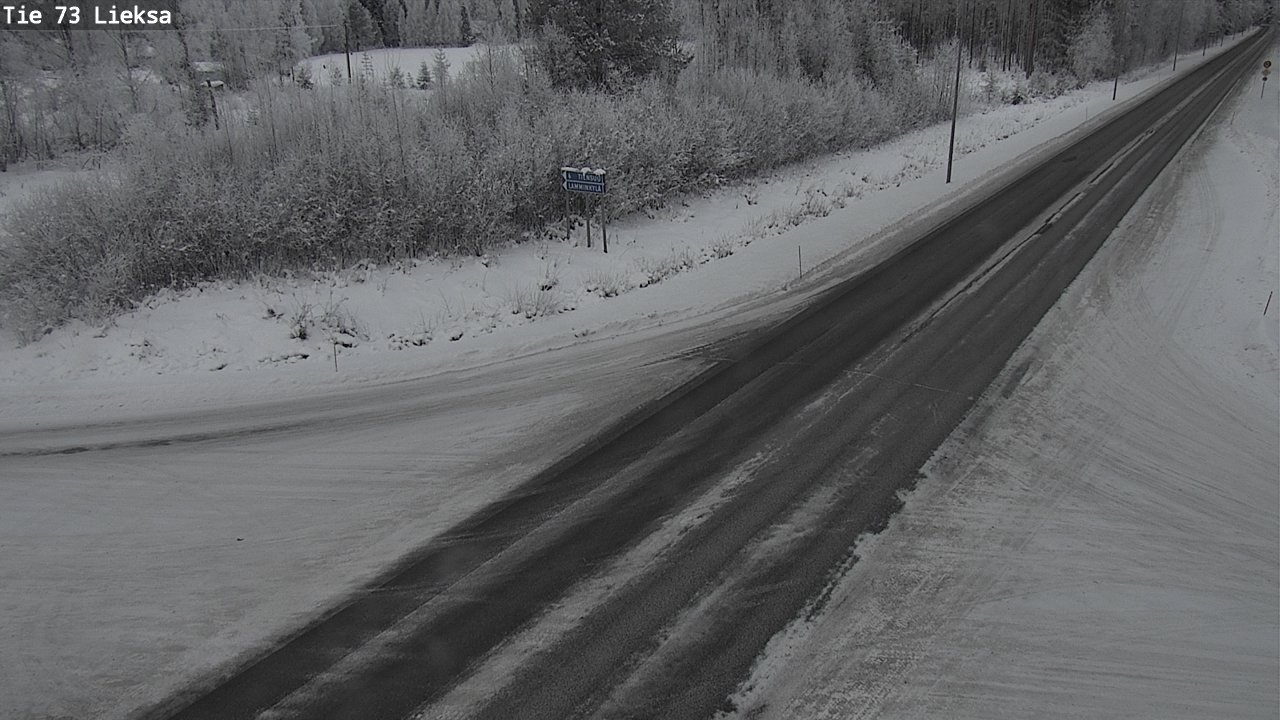 Weather Camera Image Väg 73 Lieksa, Lieksa, Pohjois-Karjala