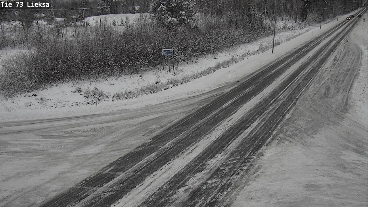 Weather Camera Image Väg 73 Lieksa, Lieksa, Pohjois-Karjala