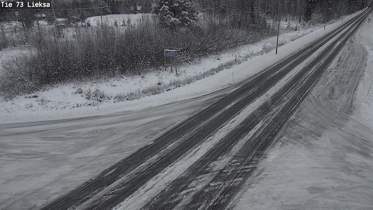 Weather Camera Image Väg 73 Lieksa, Lieksa, Pohjois-Karjala