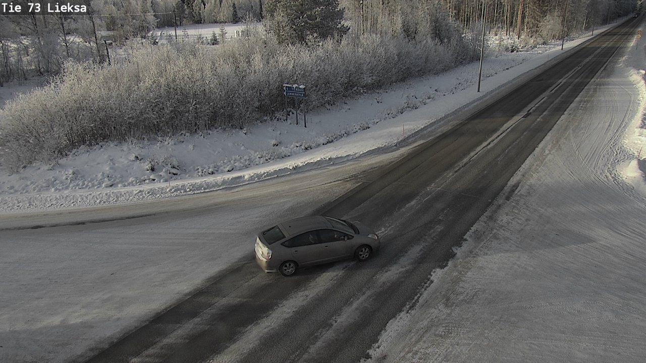 Weather Camera Image Väg 73 Lieksa, Lieksa, Pohjois-Karjala