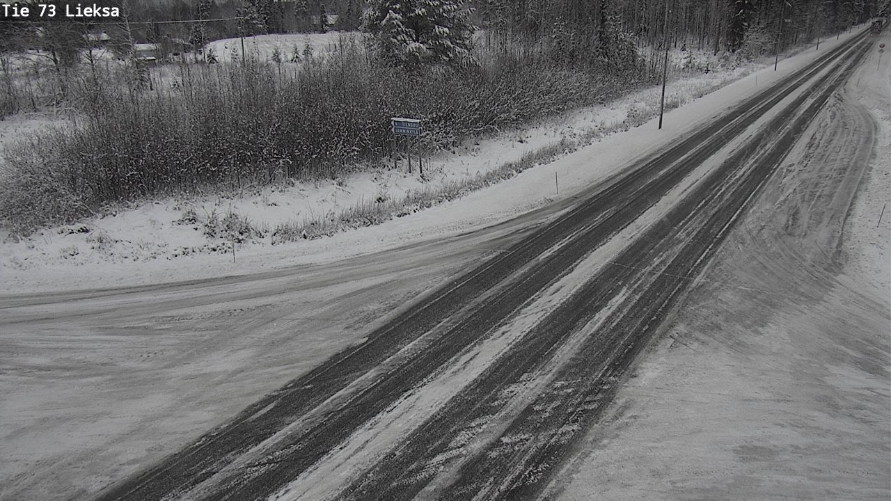 Weather Camera Image Väg 73 Lieksa, Lieksa, Pohjois-Karjala