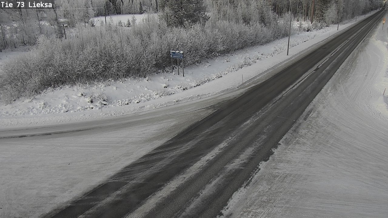 Weather Camera Image Väg 73 Lieksa, Lieksa, Pohjois-Karjala