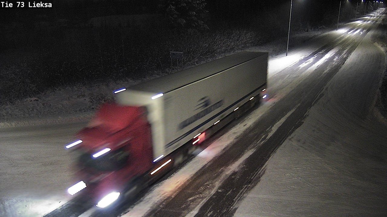 Weather Camera Image Väg 73 Lieksa, Lieksa, Pohjois-Karjala