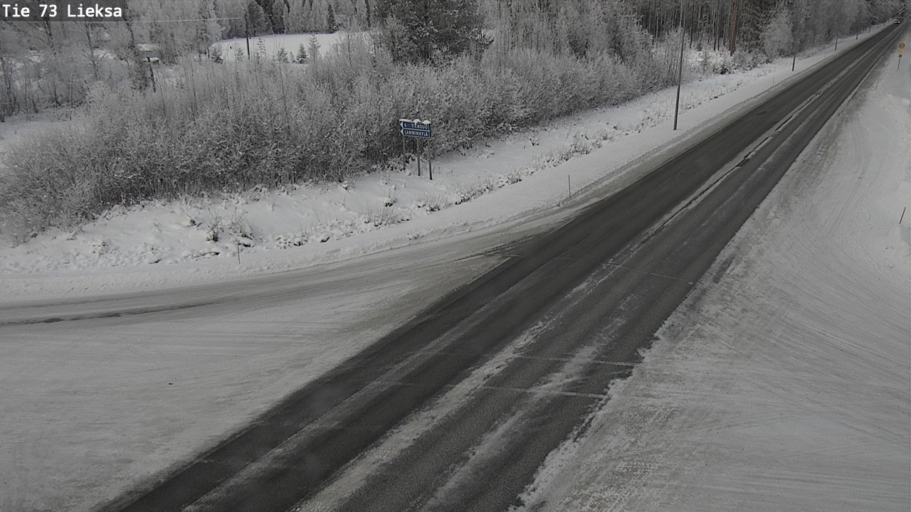 Weather Camera Image Väg 73 Lieksa, Lieksa, Pohjois-Karjala