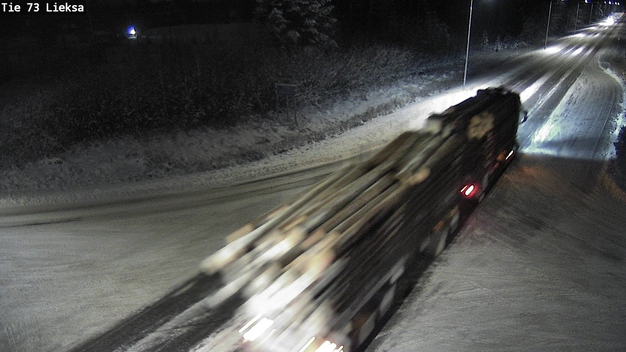 Weather Camera Image Väg 73 Lieksa, Lieksa, Pohjois-Karjala