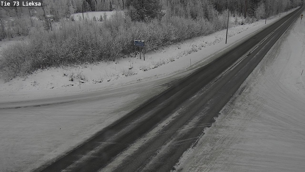 Weather Camera Image Väg 73 Lieksa, Lieksa, Pohjois-Karjala