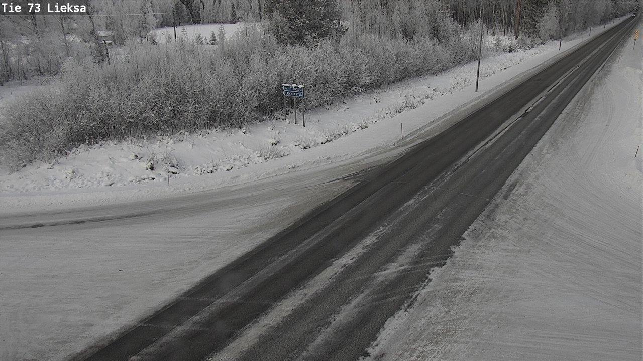 Weather Camera Image Väg 73 Lieksa, Lieksa, Pohjois-Karjala