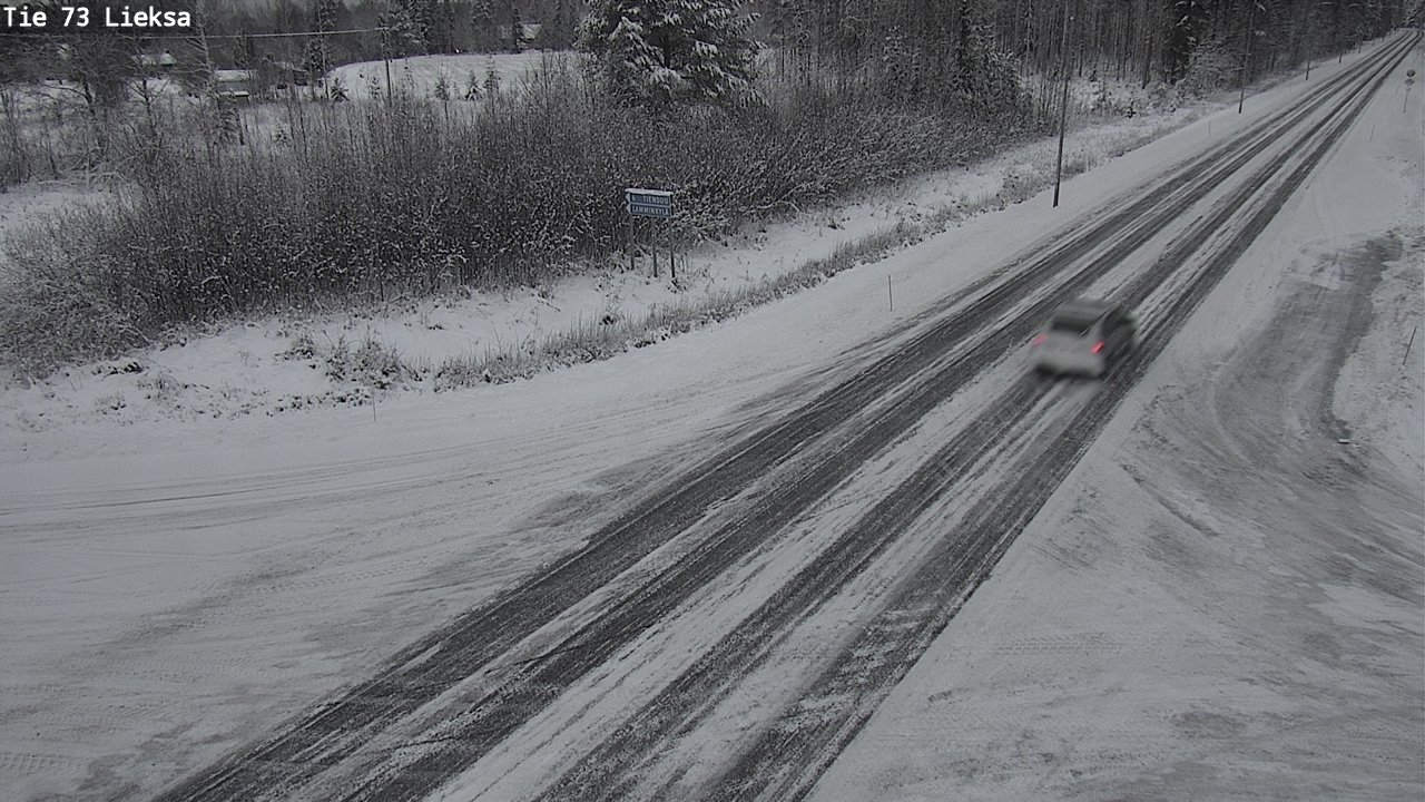 Weather Camera Image Väg 73 Lieksa, Lieksa, Pohjois-Karjala