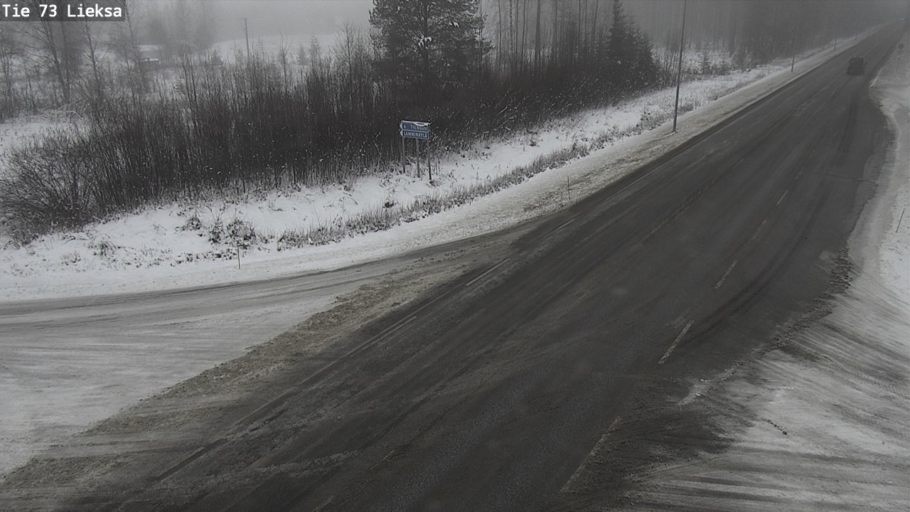 Weather Camera Image Väg 73 Lieksa, Lieksa, Pohjois-Karjala