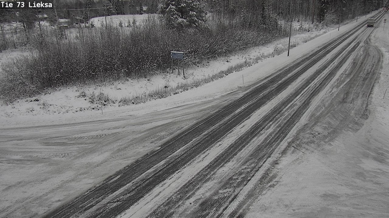 Weather Camera Image Väg 73 Lieksa, Lieksa, Pohjois-Karjala