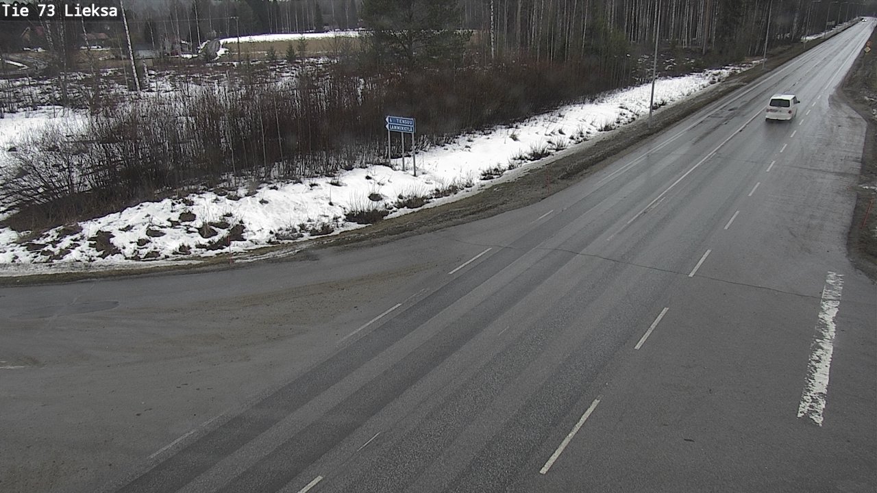 Weather Camera Image Väg 73 Lieksa, Lieksa, Pohjois-Karjala
