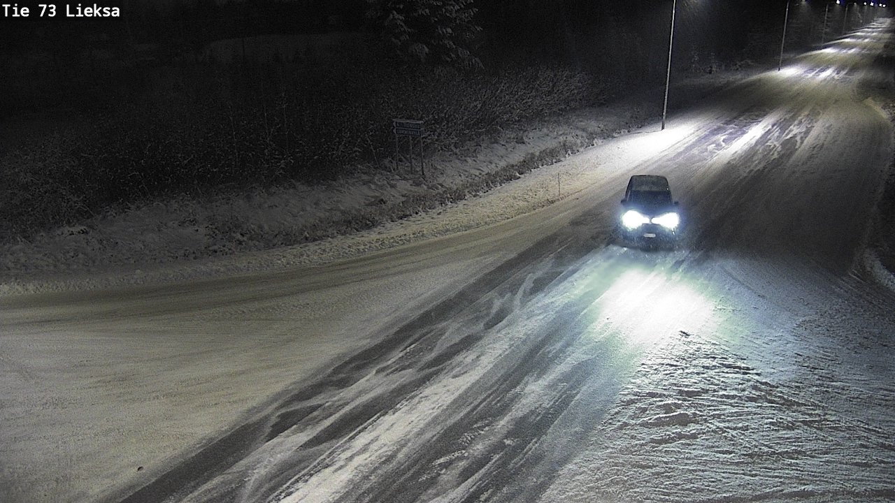 Weather Camera Image Väg 73 Lieksa, Lieksa, Pohjois-Karjala