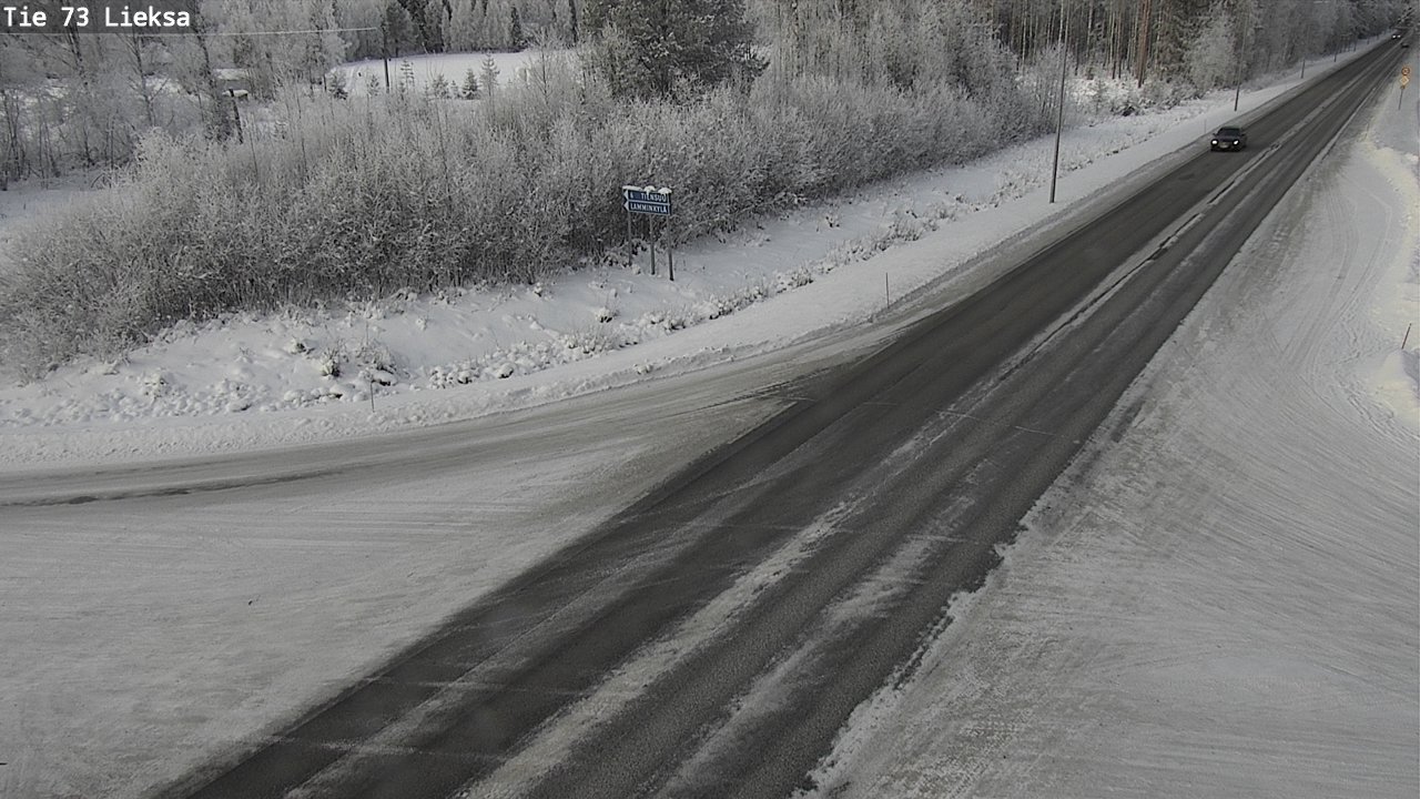 Weather Camera Image Väg 73 Lieksa, Lieksa, Pohjois-Karjala