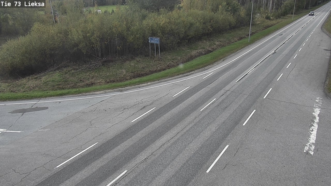 Weather Camera Image Väg 73 Lieksa, Lieksa, Pohjois-Karjala