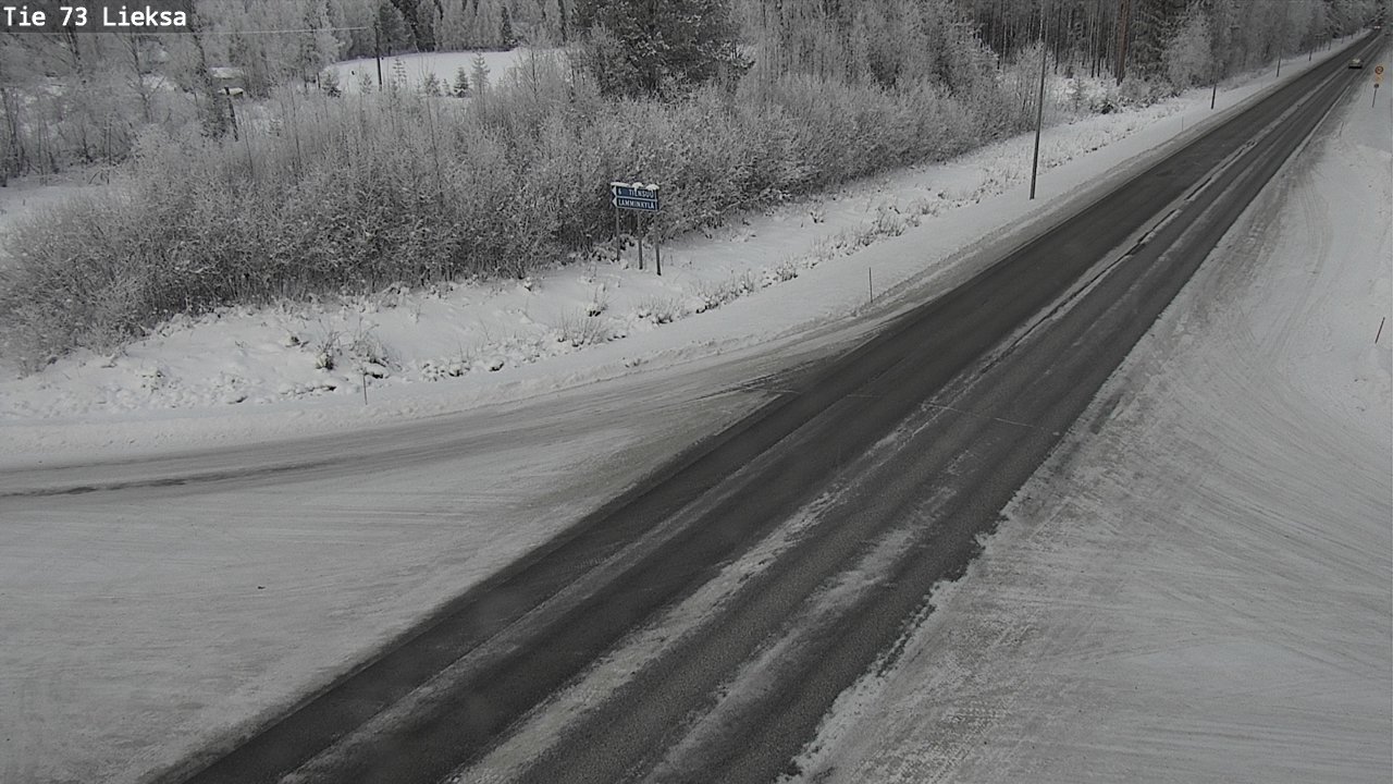 Weather Camera Image Väg 73 Lieksa, Lieksa, Pohjois-Karjala