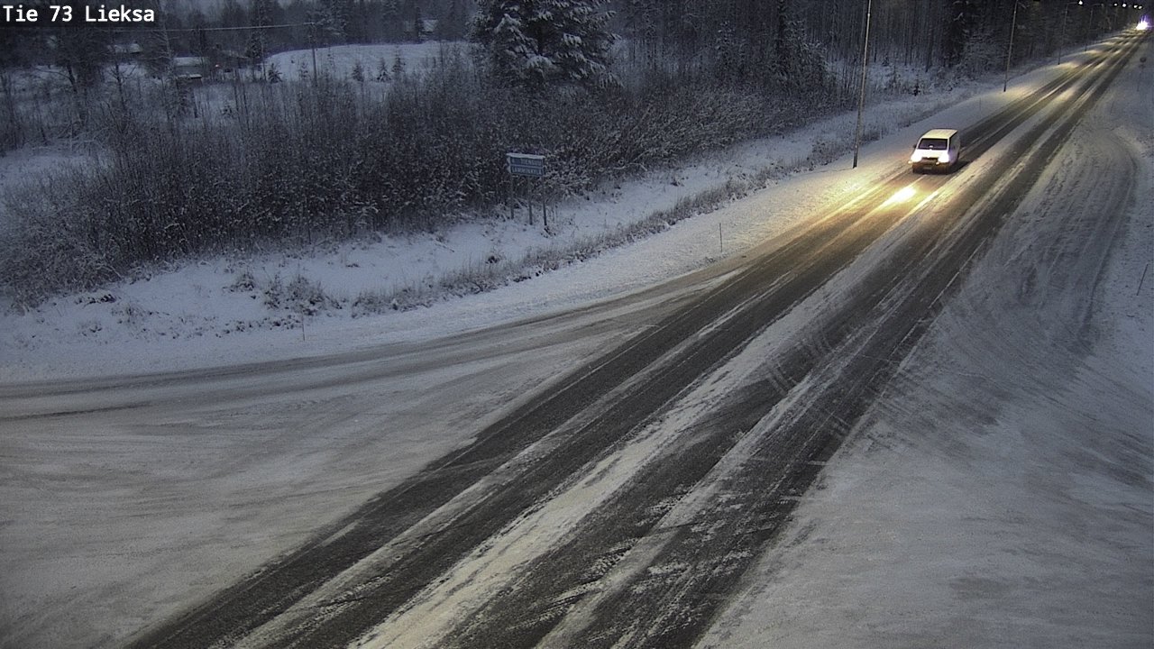 Weather Camera Image Väg 73 Lieksa, Lieksa, Pohjois-Karjala