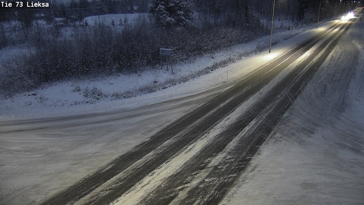 Weather Camera Image Väg 73 Lieksa, Lieksa, Pohjois-Karjala