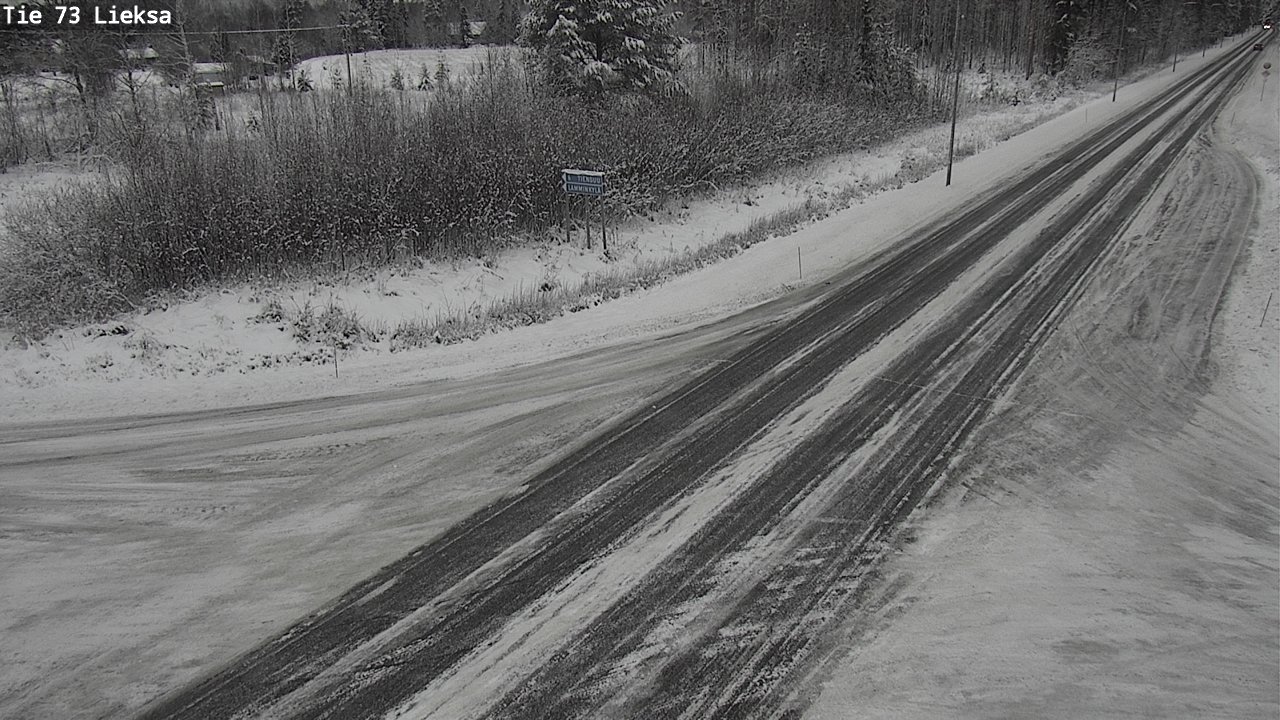 Weather Camera Image Väg 73 Lieksa, Lieksa, Pohjois-Karjala