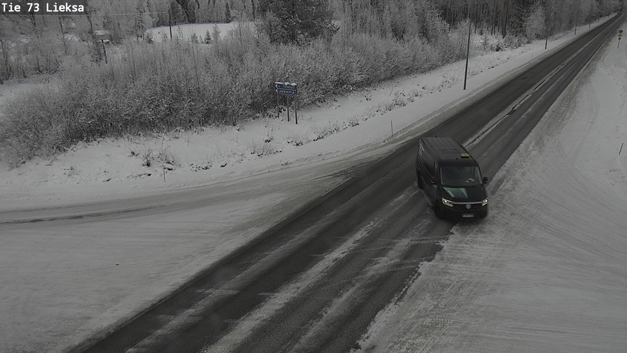 Weather Camera Image Väg 73 Lieksa, Lieksa, Pohjois-Karjala