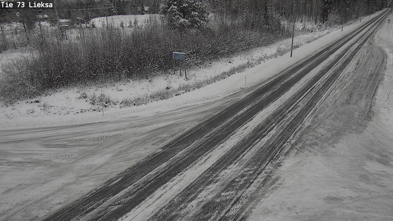 Weather Camera Image Väg 73 Lieksa, Lieksa, Pohjois-Karjala