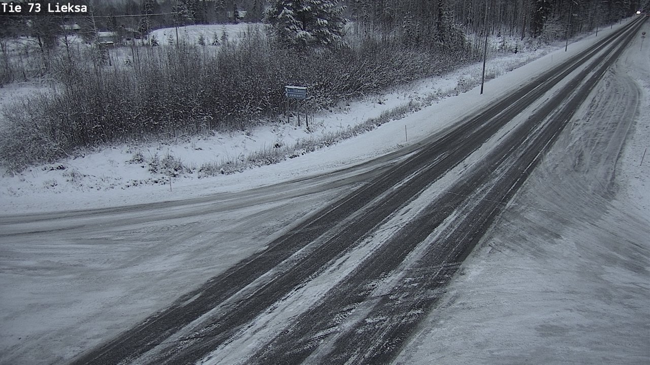 Weather Camera Image Väg 73 Lieksa, Lieksa, Pohjois-Karjala