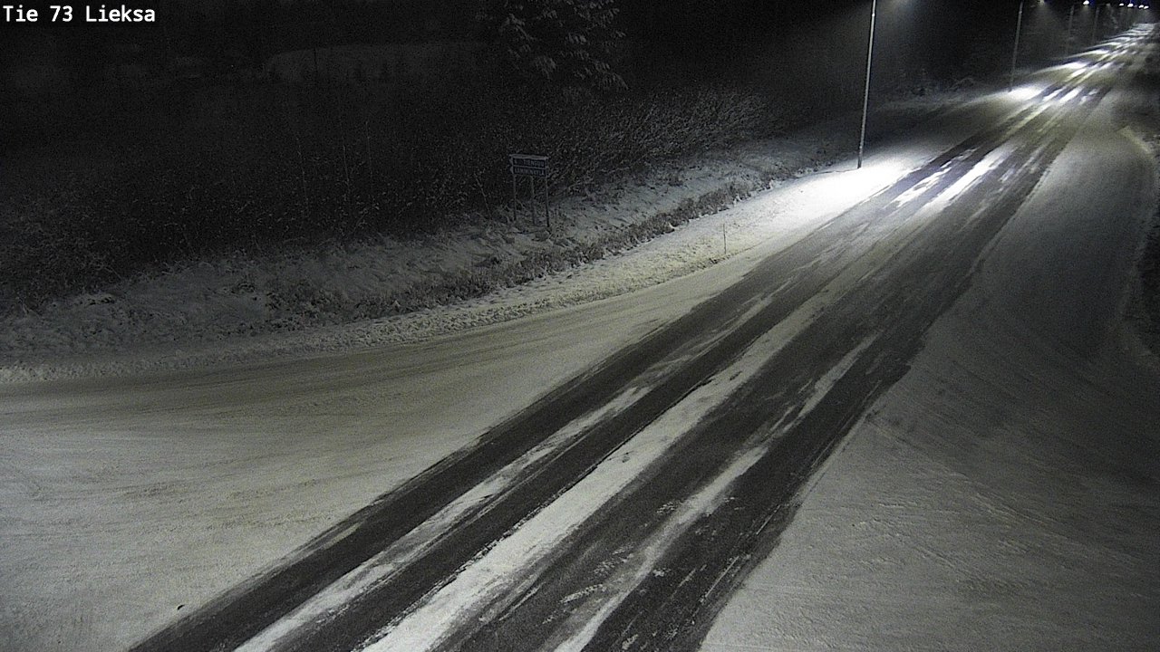 Weather Camera Image Väg 73 Lieksa, Lieksa, Pohjois-Karjala
