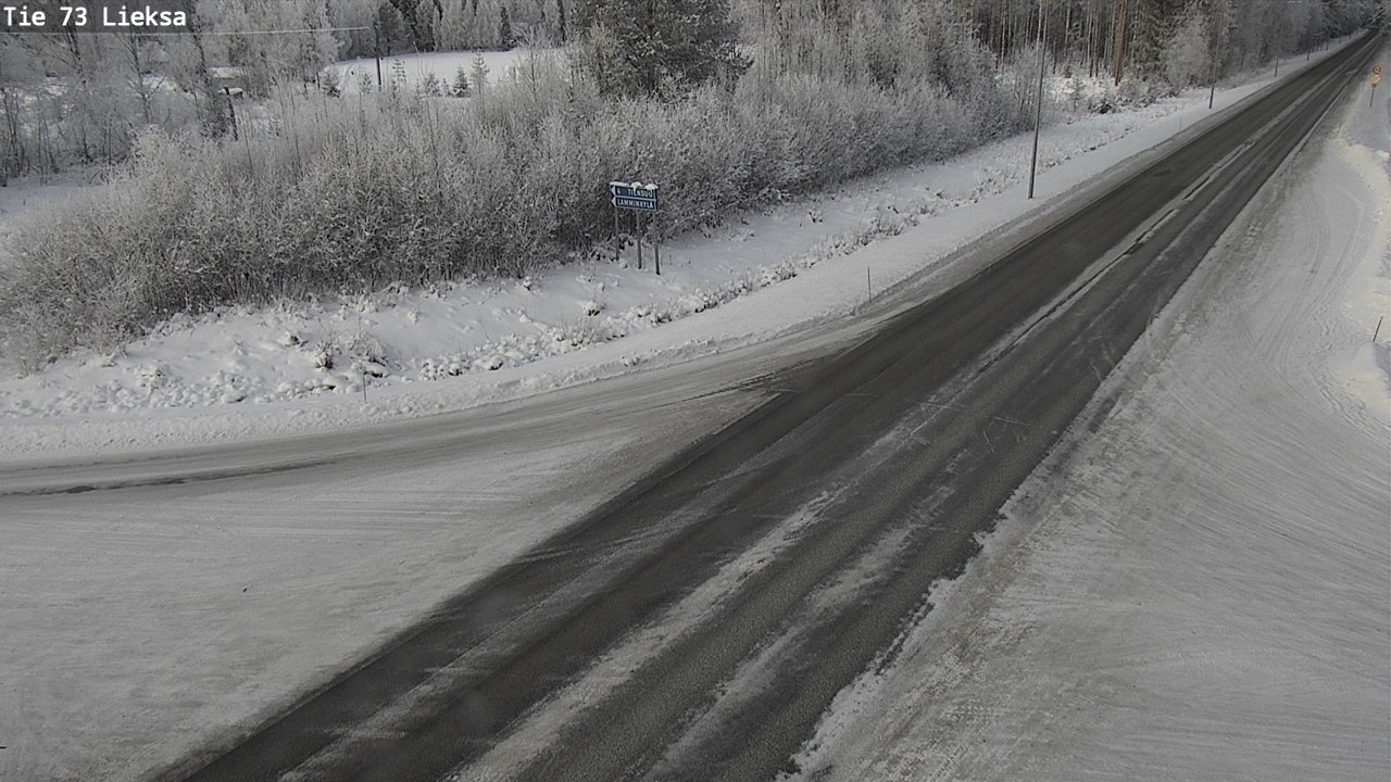 Weather Camera Image Väg 73 Lieksa, Lieksa, Pohjois-Karjala