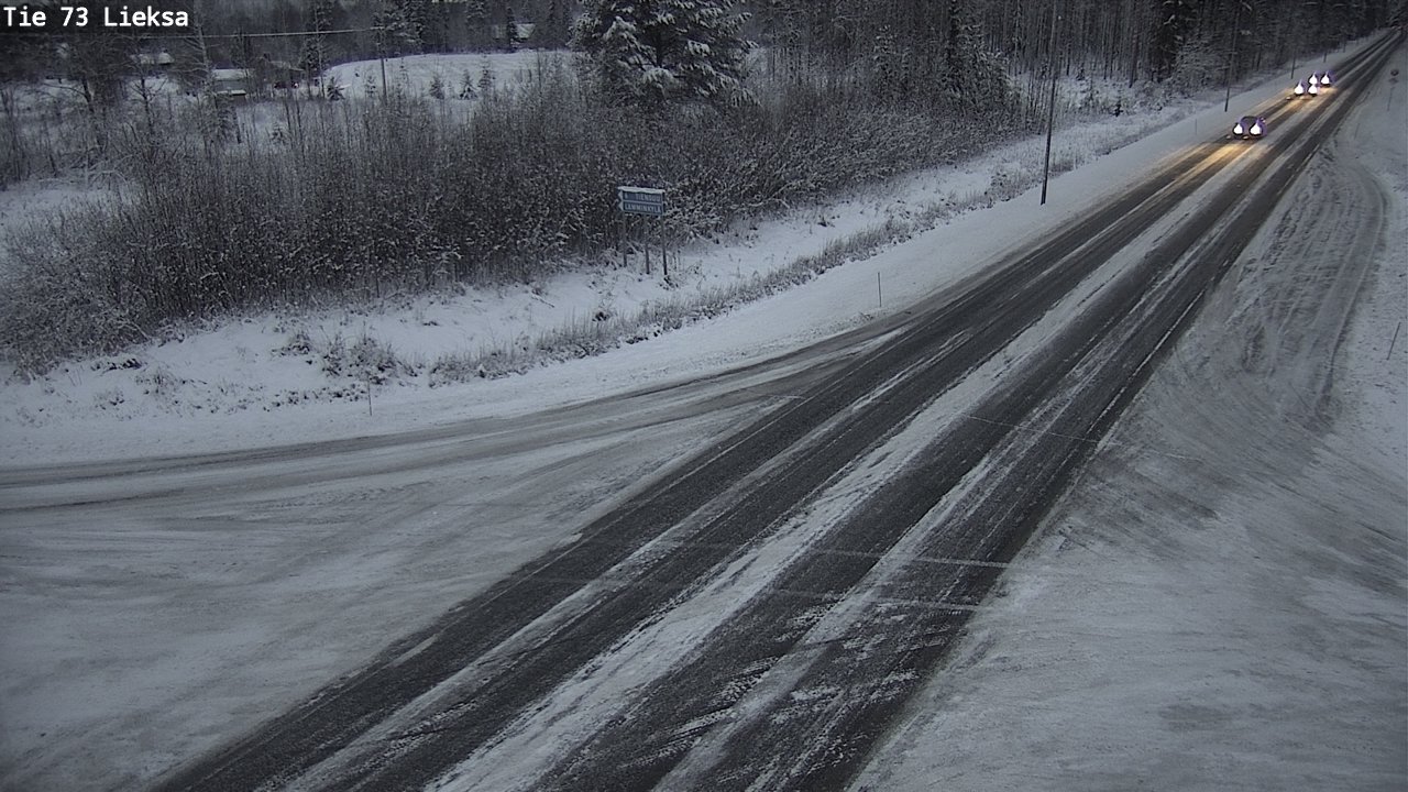 Weather Camera Image Väg 73 Lieksa, Lieksa, Pohjois-Karjala