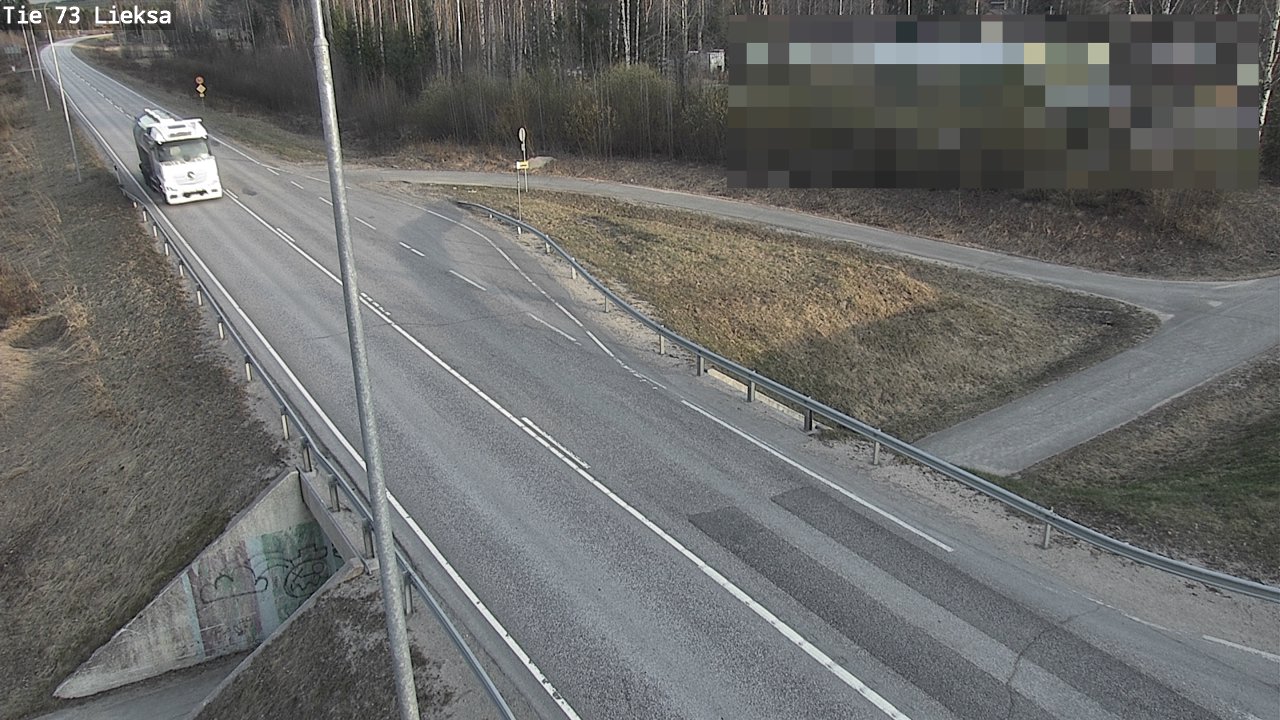 Weather Camera Image Väg 73 Lieksa, Lieksa, Pohjois-Karjala