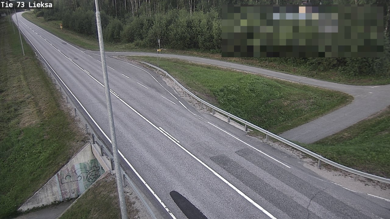 Weather Camera Image Väg 73 Lieksa, Lieksa, Pohjois-Karjala