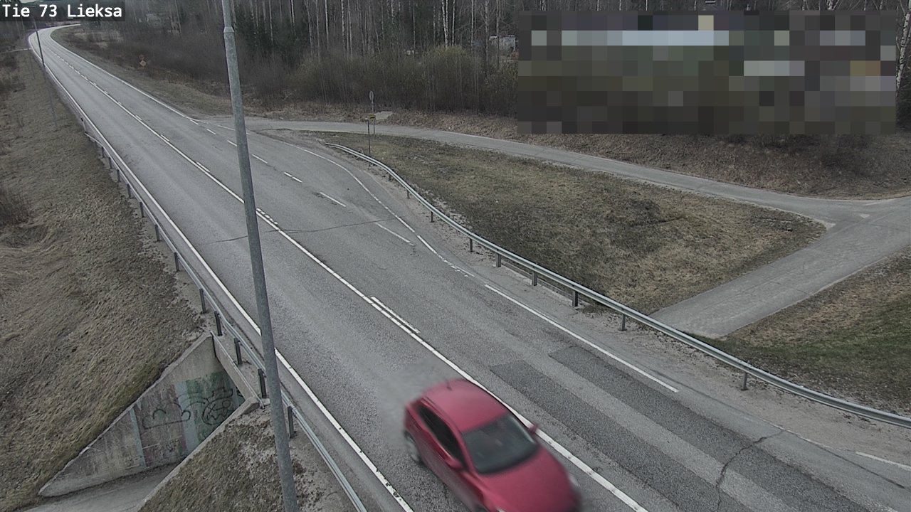 Weather Camera Image Väg 73 Lieksa, Lieksa, Pohjois-Karjala