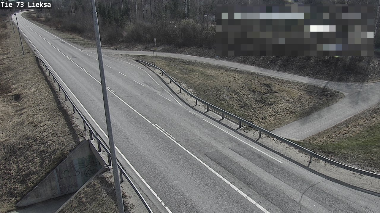 Weather Camera Image Väg 73 Lieksa, Lieksa, Pohjois-Karjala