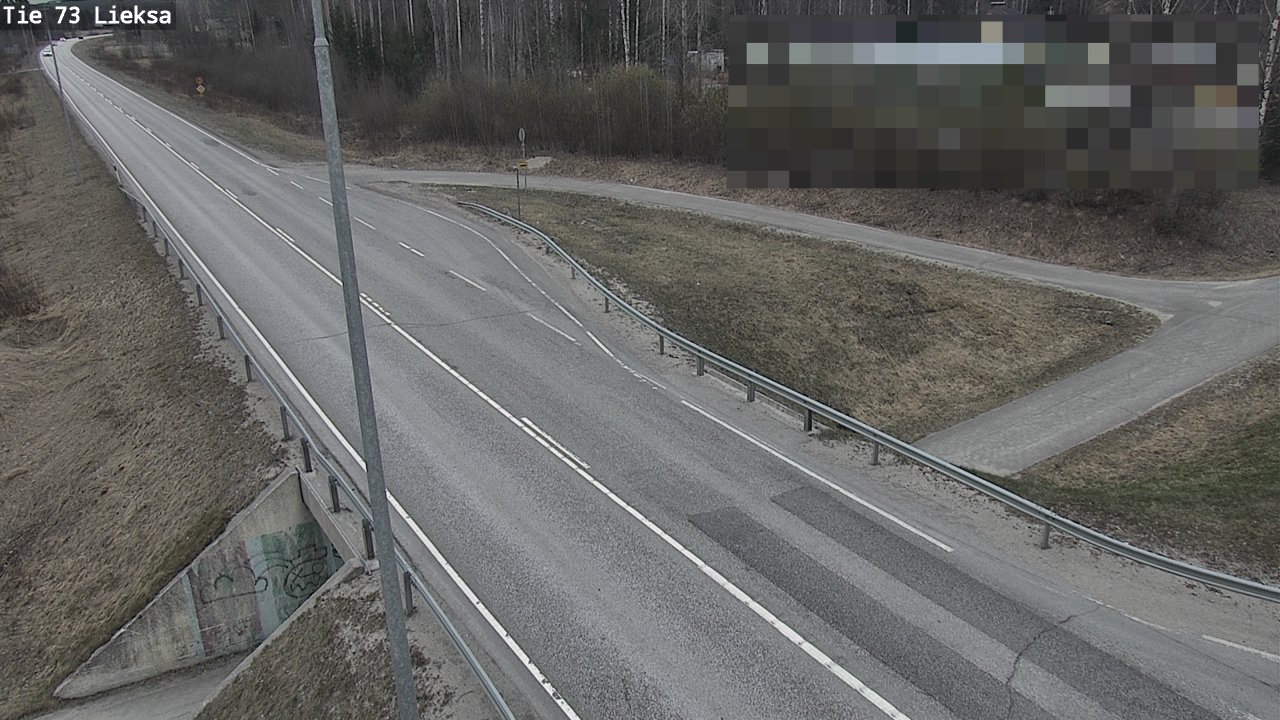 Weather Camera Image Väg 73 Lieksa, Lieksa, Pohjois-Karjala