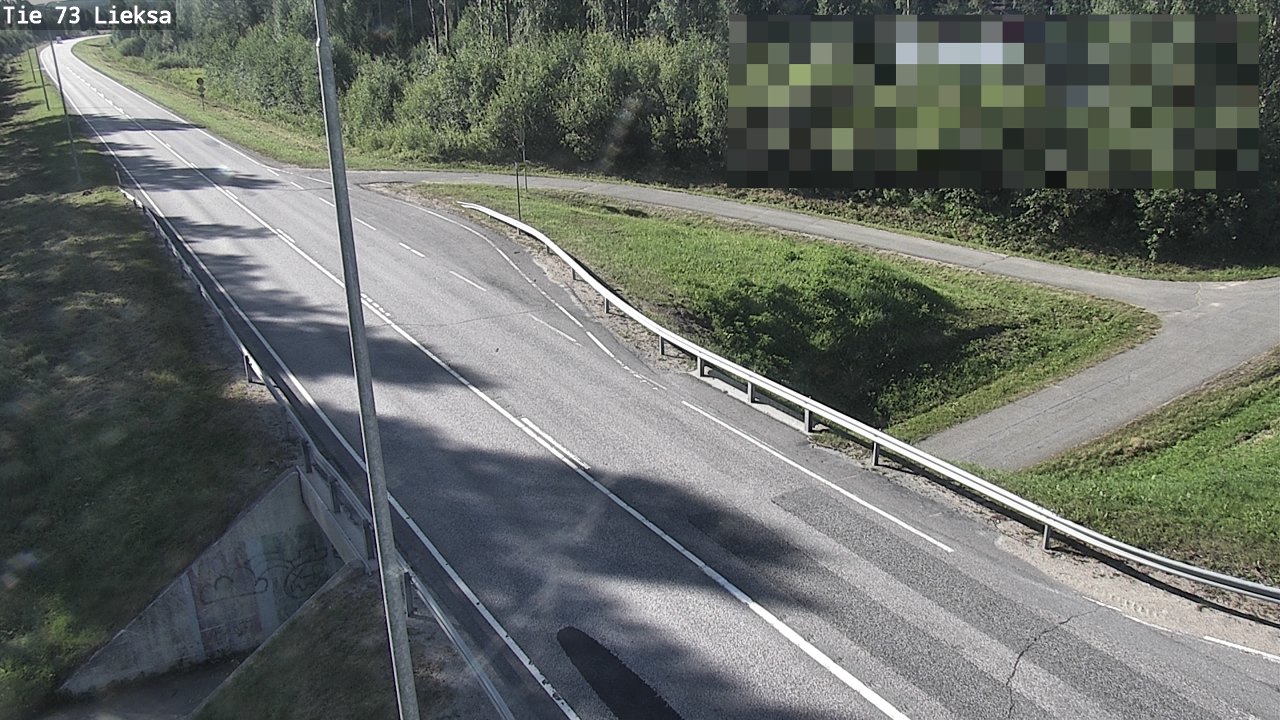Weather Camera Image Väg 73 Lieksa, Lieksa, Pohjois-Karjala