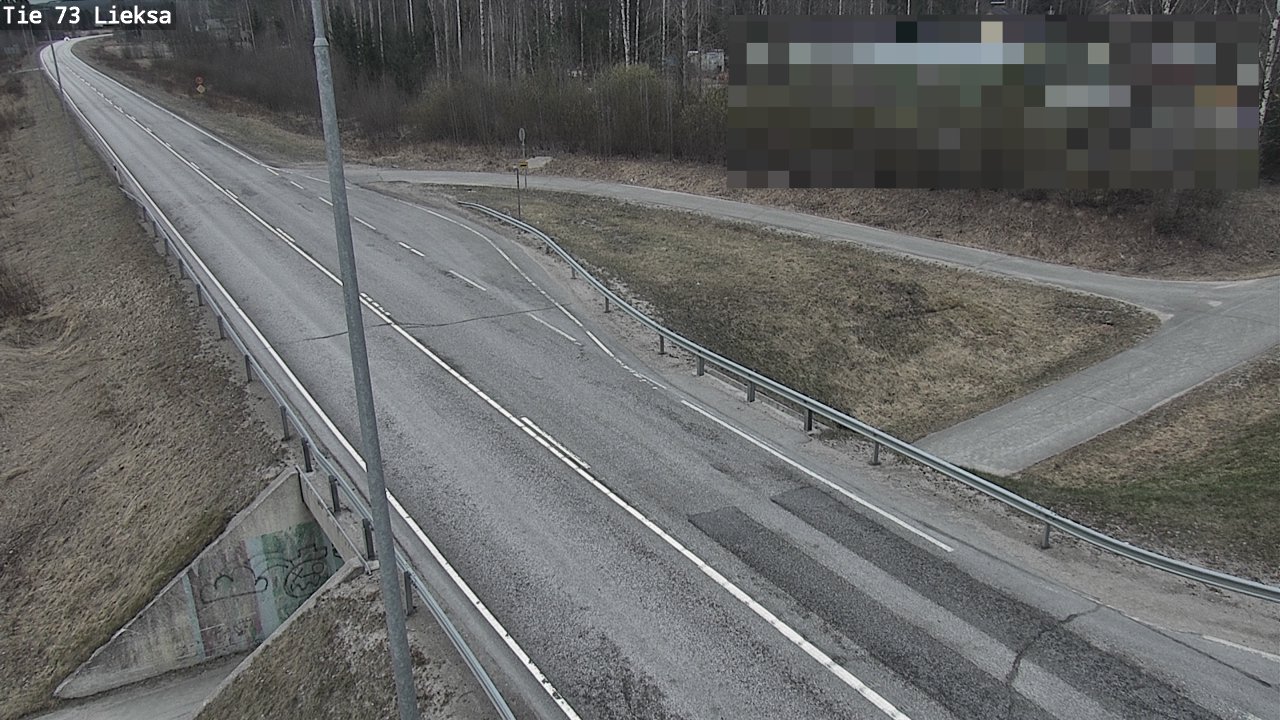 Weather Camera Image Väg 73 Lieksa, Lieksa, Pohjois-Karjala