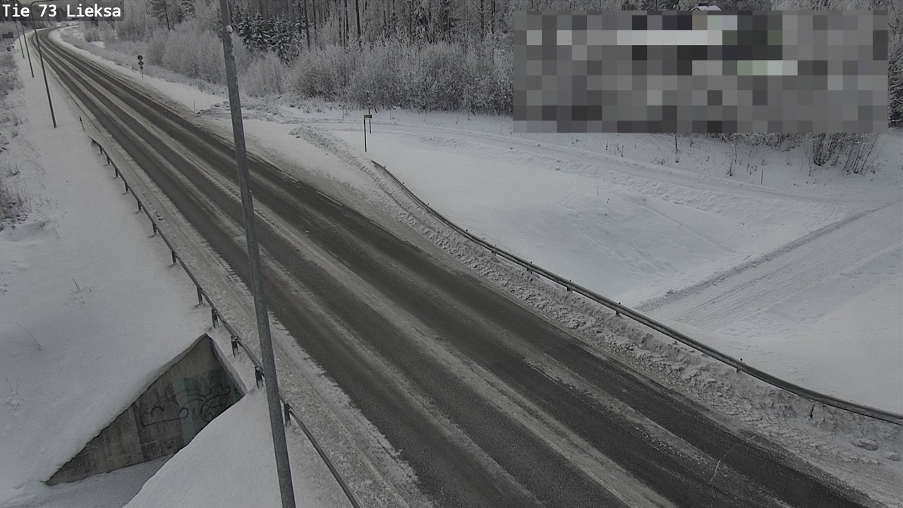 Weather Camera Image Väg 73 Lieksa, Lieksa, Pohjois-Karjala