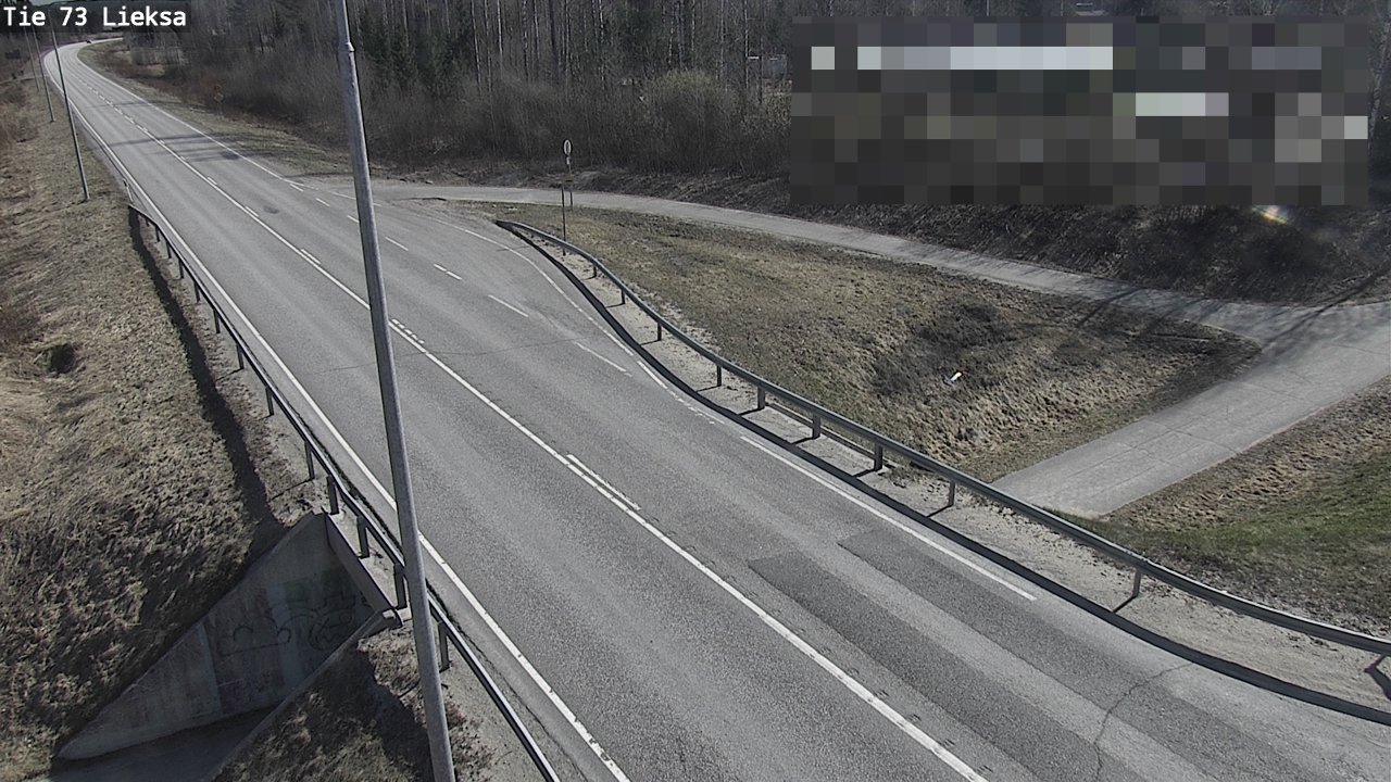 Weather Camera Image Väg 73 Lieksa, Lieksa, Pohjois-Karjala
