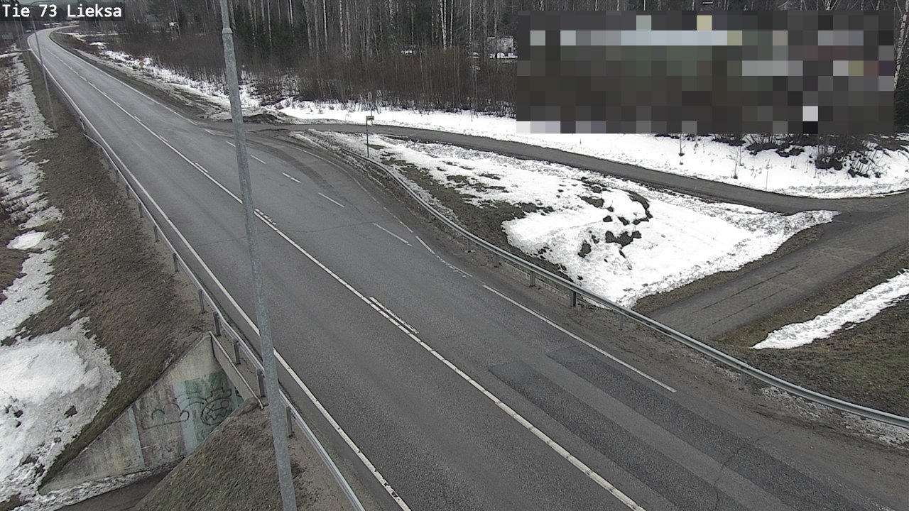 Weather Camera Image Väg 73 Lieksa, Lieksa, Pohjois-Karjala